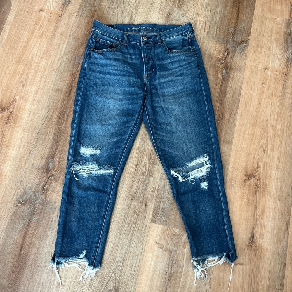 American Eagle Hi-Rise Girlfriend Jeans